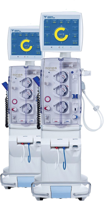 Современный аппарат искусственной почки Fresenius 5008S для проведения амбулаторного гемодиализа в Москве